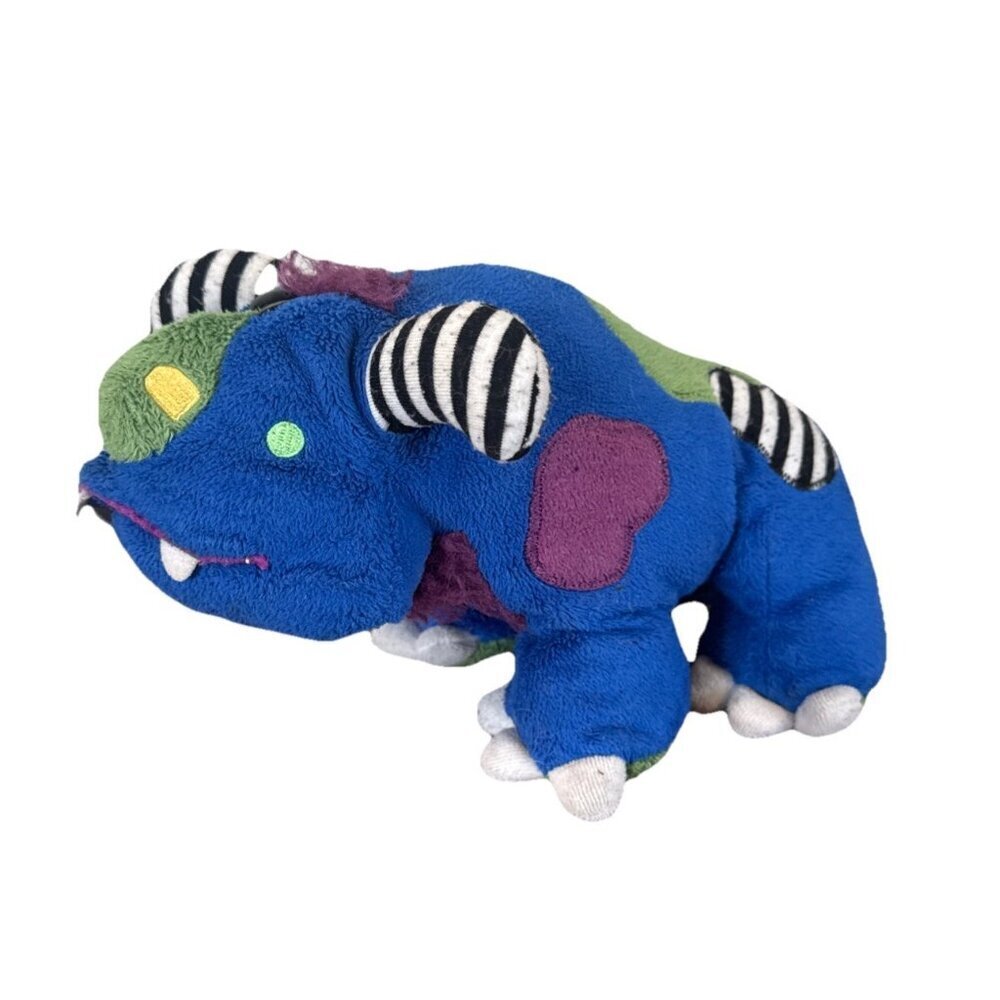 Webkinz Midnight Monster Plush Stuffed Animal HM412 Ganz Blue No Code 9"